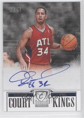 2012-13 Elite Series - Court Kings Autographs White Canvas #2 - Devin Harris /25