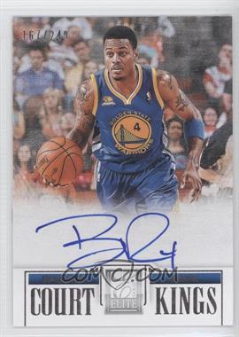 2012-13 Elite Series - Court Kings Autographs White Canvas #39 - Brandon Rush /249