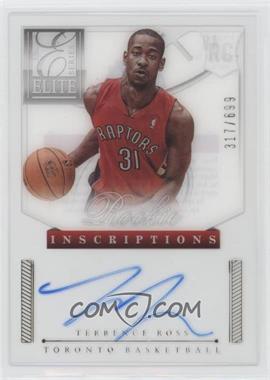2012-13 Elite Series - Rookie Inscriptions #48 - Terrence Ross /699