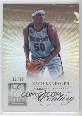 2012-13 Elite Series - Turn of the Century #2 - Zach Randolph /99