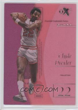 2012-13 Fleer Retro - 1997-98 Fleer EX 2001 Essential Credentials Future #EX-6 - Clyde Drexler /37