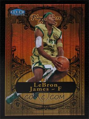 2012-13 Fleer Retro - 1998-99 Fleer Tradition Playmakers Theater #18 PT - LeBron James /100