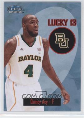 2012-13 Fleer Retro - 1998-99 Lucky 13 #7 LT - Quincy Acy