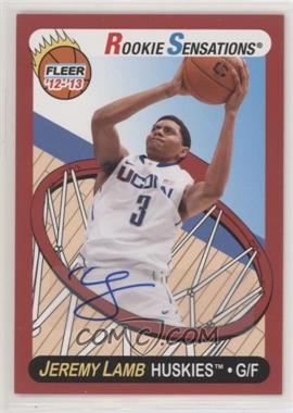 2012-13 Fleer Retro - [Base] - Autographs #52 - Jeremy Lamb