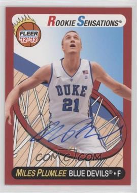 2012-13 Fleer Retro - [Base] - Autographs #59 - Miles Plumlee