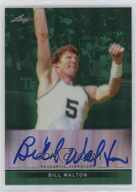 2012-13 Leaf Metal - [Base] - Holo Green #BA-BW1 - Bill Walton /10