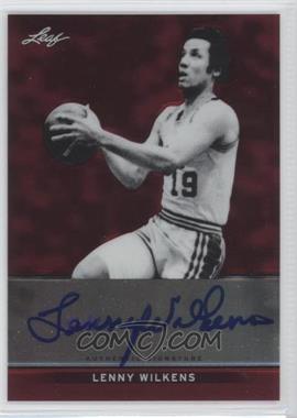 2012-13 Leaf Metal - [Base] - Holo Red #BA-LW1 - Lenny Wilkens /5