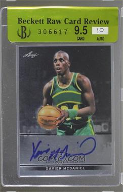 2012-13 Leaf Metal - [Base] #BA-XM1 - Xavier McDaniel [BRCR 9.5]