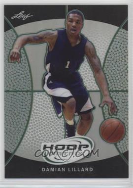 2012-13 Leaf Metal - Hoop Matrix - Green #HM-DL3 - Damian Lillard /99