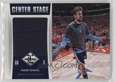 2012-13 Limited - Center Stage Materials #32 - Marc Gasol /199