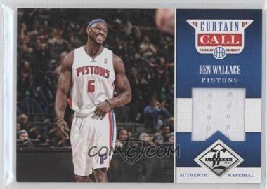 2012-13 Limited - Curtain Call Materials #21 - Ben Wallace /199