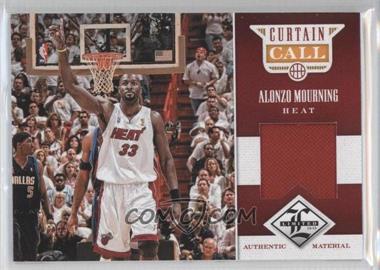 2012-13 Limited - Curtain Call Materials #43 - Alonzo Mourning /199