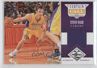 2012-13 Limited - Curtain Call Materials #47 - Steve Nash /199