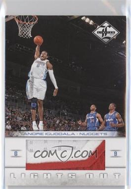 2012-13 Limited - Lights Out Materials - Prime #32 - Andre Iguodala /10