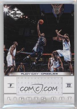 2012-13 Limited - Lights Out Materials #31 - Rudy Gay /199