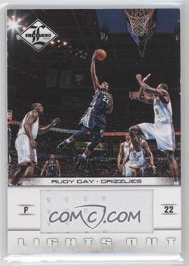 2012-13 Limited - Lights Out Materials #31 - Rudy Gay /199