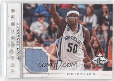 2012-13 Limited - Performers Materials #7 - Zach Randolph /199