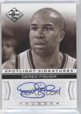 2012-13 Limited - Spotlight Signatures #31 - Derek Fisher /49