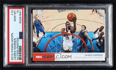 2012-13 NBA Hoops - Action Photos #19 - James Harden [PSA 10 GEM MT]