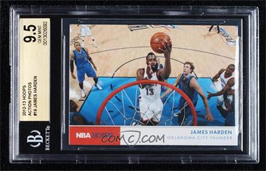 2012-13 NBA Hoops - Action Photos #19 - James Harden [BGS 9.5 GEM MINT]