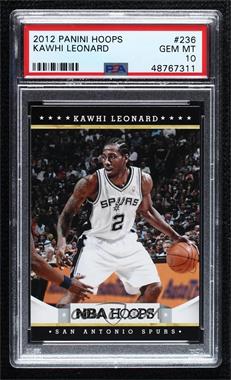 2012-13 NBA Hoops - [Base] #236 - Kawhi Leonard [PSA 10 GEM MT]