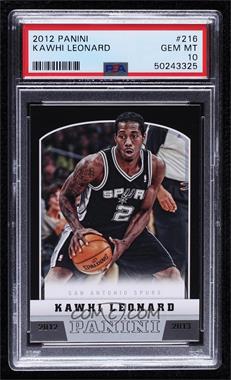 2012-13 Panini - [Base] #216 - Kawhi Leonard [PSA 10 GEM MT]