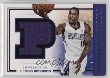 2012-13 Panini - Dress Code Jumbo Jerseys #14 - Thomas Robinson