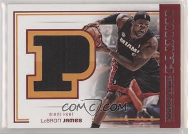 2012-13 Panini - Dress Code Jumbo Jerseys #38 - LeBron James