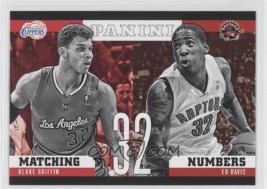 2012-13 Panini - Matching Numbers #1 - Blake Griffin, Ed Davis