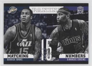 2012-13 Panini - Matching Numbers #12 - DeMarcus Cousins, Derrick Favors