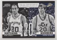 Gordon Hayward, Manu Ginobili