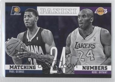 2012-13 Panini - Matching Numbers #18 - Paul George, Kobe Bryant