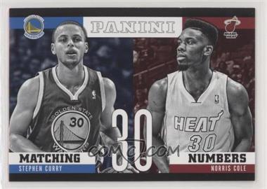 2012-13 Panini - Matching Numbers #19 - Norris Cole, Stephen Curry