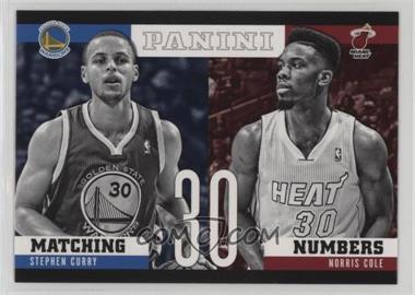 2012-13 Panini - Matching Numbers #19 - Norris Cole, Stephen Curry