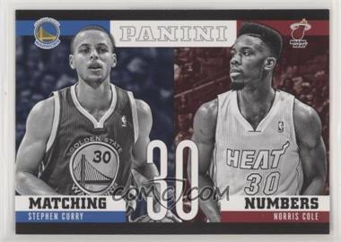 2012-13 Panini - Matching Numbers #19 - Norris Cole, Stephen Curry