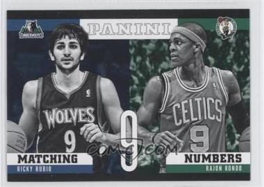 2012-13 Panini - Matching Numbers #9 - Rajon Rondo, Ricky Rubio