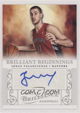 2012-13 Panini Brilliance - Brilliant Beginnings Autographs #35 - Jonas Valanciunas