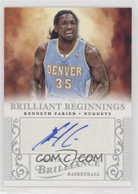 2012-13 Panini Brilliance - Brilliant Beginnings Autographs #40 - Kenneth Faried