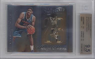 2012-13 Panini Brilliance - Magic Numbers #3 - Anthony Davis [BGS 9.5 GEM MINT]