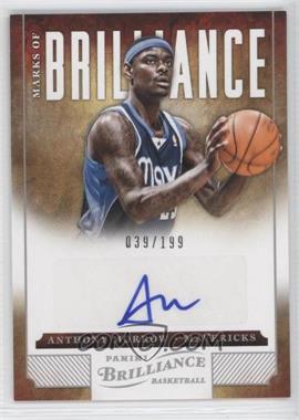 2012-13 Panini Brilliance - Marks of Brilliance #103 - Anthony Morrow /199