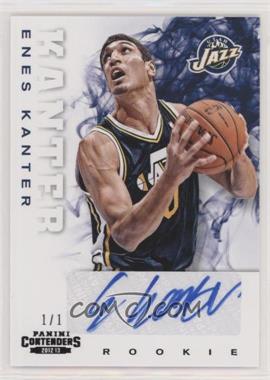 2012-13 Panini Contenders - [Base] - Black #261 - Enes Kanter /1