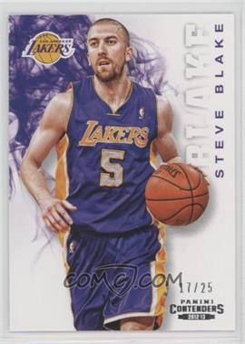 2012-13 Panini Contenders - [Base] - Silver #22 - Steve Blake /25