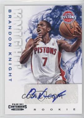 2012-13 Panini Contenders - [Base] #262 - Brandon Knight