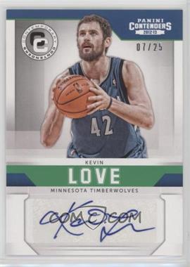 2012-13 Panini Contenders - Contemporary Contenders Autographs #2 - Kevin Love /25