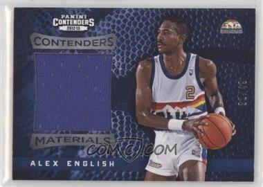 2012-13 Panini Contenders - Contenders Materials #97 - Alex English /49