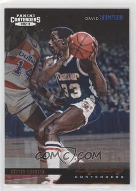 2012-13 Panini Contenders - Legendary Contenders #15 - David Thompson