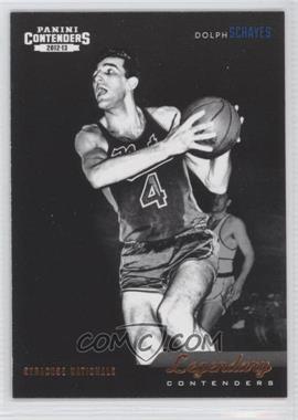 2012-13 Panini Contenders - Legendary Contenders #29 - Dolph Schayes
