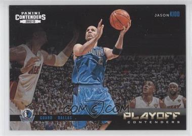 2012-13 Panini Contenders - Playoff Contenders #15 - Jason Kidd (LeBron James in Background)