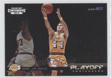 2012-13 Panini Contenders - Playoff Contenders #24 - Jerry West