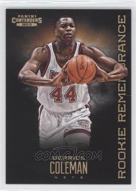 2012-13 Panini Contenders - Rookie Remembrance #20 - Derrick Coleman